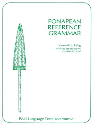 cover image of Ponapean Reference Grammar